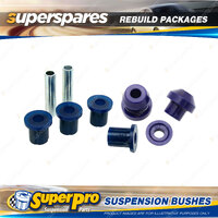 Front + Rear SuperPro Suspenison Bush Kit for Ford F-250 2WD 1/1981 - 1994