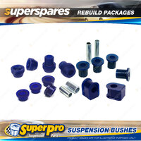 Front + Rear SuperPro Suspenison Bush Kit for Ford F-350 4WD 12/1975 - 5/1979