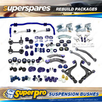 Front + Rear SuperPro Suspenison Bush Kit for Ford Falcon BA BF II Sedan 06-08