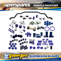 Front + Rear SuperPro Suspenison Bush Kit for Ford Falcon XC 1972-1982