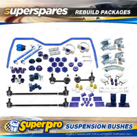 Front + Rear SuperPro Suspenison Bush Kit for Ford Falcon AU 2 3 Wagon Ute Cab