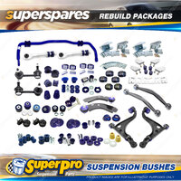 Front + Rear Superpro Suspenison Bush Kit for Ford Falcon BA BF I Sedan 02-06