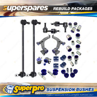 Front + Rear SuperPro Suspenison Bush Kit for Ford Focus MK2 LS LT LV 2006-2011