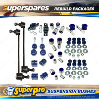 Front + Rear SuperPro Suspenison Bush Kit for Ford Focus MK1 LR ST170 2002-2005