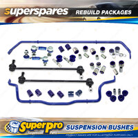 Front + Rear Superpro Suspenison Bush Kit for Ford Focus MK3 LZ RS AWD 2015-on