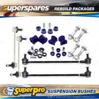 Front + Rear SuperPro Suspenison Bush Kit for Ford Laser KQ 2001-09/2002