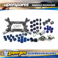 Front + Rear SuperPro Suspenison Bush Kit for Ford Mustang Coupe 1967-1973