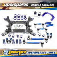 Front + Rear Superpro Suspenison Bush Kit for Ford Mustang S550 2014-on