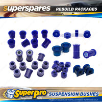 Front + Rear SuperPro Suspenison Bush Kit for Ford Raider 4WD Wagon 1991-1997