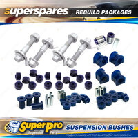 Front + Rear SuperPro Suspenison Bush Kit for Ford Telstar AR AS 1982 - 8/1985