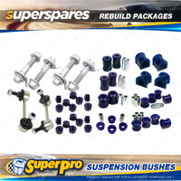 Front + Rear SuperPro Suspenison Bush Kit for Ford Telstar AV AT TX5 1987-1992