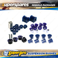 Front + Rear SuperPro Suspenison Bush Kit for Ford Thames 400E 1957-1965