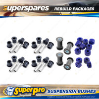 Front + Rear SuperPro Suspenison Bush Kit for Ford Trader T3000 T4100 Ser 80-89