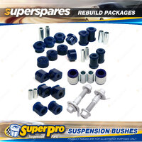 Front + Rear SuperPro Suspenison Bush Kit for Holden Barina MF MH 1989-1994