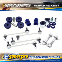 Front + Rear SuperPro Suspenison Bush Kit for Holden Barina XC 2000-2005