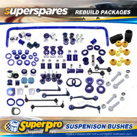 Front + Rear SuperPro Suspenison Bush Kit for Holden Caprice WM 2006-2013