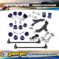 Front + Rear Superpro Suspenison Bush Kit for Holden Captiva 5 CG 2006-2018