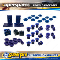 Front + Rear SuperPro Suspenison Bush Kit for Holden E Series FE FC FB EK 57-62