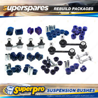 Front + Rear SuperPro Suspenison Bush Kit for Holden Nova LE LF LG 1989-1997