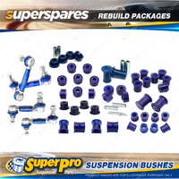 Front + Rear SuperPro Suspenison Bush Kit for Holden Rodeo TFR 2WD 02/88-02/03