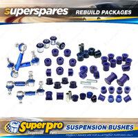 Front + Rear SuperPro Suspenison Bush Kit for Holden Rodeo TFS 4WD 02/88-02/03