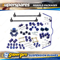 Front + Rear Superpro Suspenison Bush Kit for Holden Rodeo RA 2WD 2003-2008