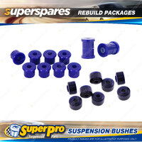 Front + Rear SuperPro Suspenison Bush Kit for Holden Scurry NB Van 1985-1987