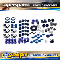 Front + Rear SuperPro Suspenison Bush Kit for Holden Statesman HQ HX HZ 71-1980