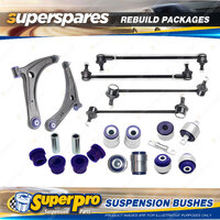 Front + Rear SuperPro Suspenison Bush Kit for Mitsubishi ASX XA GA2W GA6W 10-on