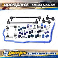 Front + Rear SuperPro Suspenison Bush Kit for Mitsubishi Lancer EVO 7 8 9 01-08