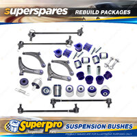 Front + Rear SuperPro Suspenison Bush Kit for Mitsubishi Lancer CJ CY 2007-2017