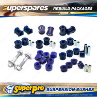 Front + Rear SuperPro Suspenison Bush Kit for Mitsubishi Magna TM TN Wagon 85-88