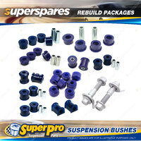 Front + Rear SuperPro Suspenison Bush Kit for Mitsubishi Magna TN TP Wagon 88-92