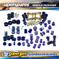 Front + Rear SuperPro Suspenison Bush Kit for Mitsubishi Triton MK 4WD 1996-2006