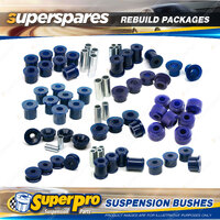 Front + Rear SuperPro Suspenison Bush Kit for Nissan 200B 810 Sedan 1977-1981