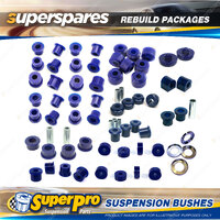 Front + Rear Superpro Suspenison Bush Kit for Nissan Datsun D21 2WD 4 Cyl 85-99