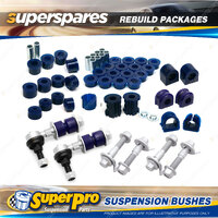 Front + Rear SuperPro Suspenison Bush Kit for Nissan Exa N13 1987-1991