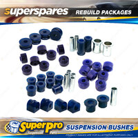 Front + Rear SuperPro Suspenison Bush Kit for Nissan Skyline R30 1981-1986