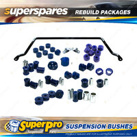 Front + Rear SuperPro Suspenison Bush Kit for Nissan Skyline R31 1985-1990