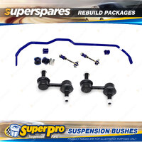 Front + Rear SuperPro Suspenison Bush Kit for Nissan Stagea WGNC34 AWD 96-01