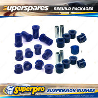 Front + Rear SuperPro Suspenison Bush Kit for Nissan Sunny B11 1981-1985