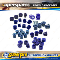 Front + Rear SuperPro Suspenison Bush Kit for Nissan Urvan E23 1980-1987