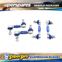 Front + Rear SuperPro Suspenison Bush Kit for Toyota Celsior UCF20 UCF21 93-00