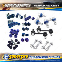 Front + Rear SuperPro Suspenison Bush Kit for Toyota Corolla E92 E93 E94 87-1995