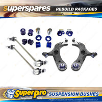 Front + Rear SuperPro Suspenison Bush Kit for Toyota Corolla E140 E150 2007-2012