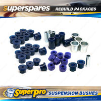 Front + Rear Superpro Suspenison Bush Kit for Toyota Corona RT118 Wagon 75-1979