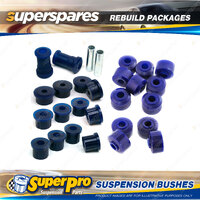 Front + Rear Superpro Suspenison Bush Kit for Toyota Corona XT130 wagon 79-1983