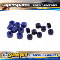 Front + Rear SuperPro Suspenison Bush Kit for Toyota Crown MS123 1983-1985