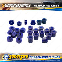 Front + Rear SuperPro Suspenison Bush Kit for Toyota Hilux RN13 1968-1972