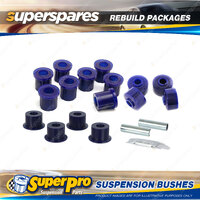 Front + Rear SuperPro Suspenison Bush Kit for Toyota Hilux RN30 1978-1983